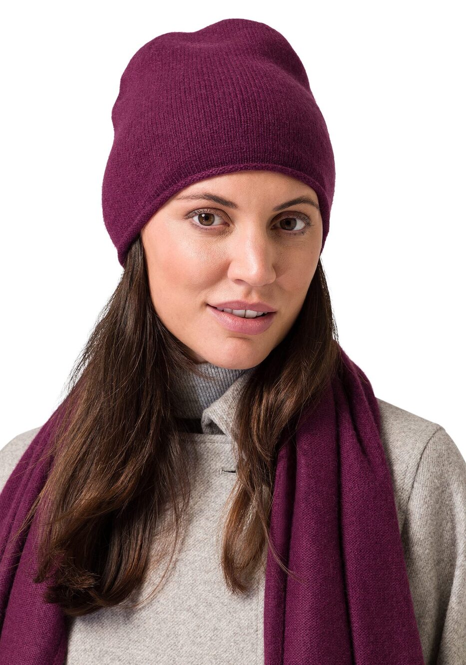 4775 Style Republic ’s 100% Pure Cashmere Slouchy Rolled Beanie, Soft &